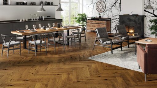 OAK BROWN SUGAR HERRINGBONE