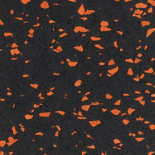 أرضيات مطاطية FlexiCare 6206-Orange للسلامة والجيم والمناطق الصناعية