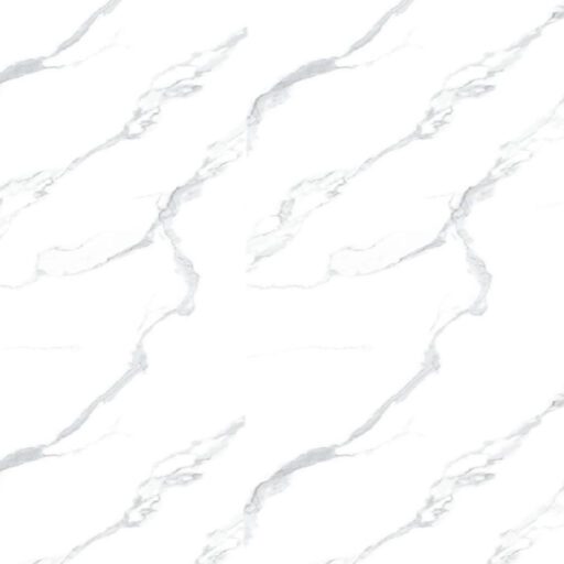 بديل الشيب بورد 5040 نقشة WallTouches PVC موديل 5040 رخام أبيض بعروق رمادية انسيابية